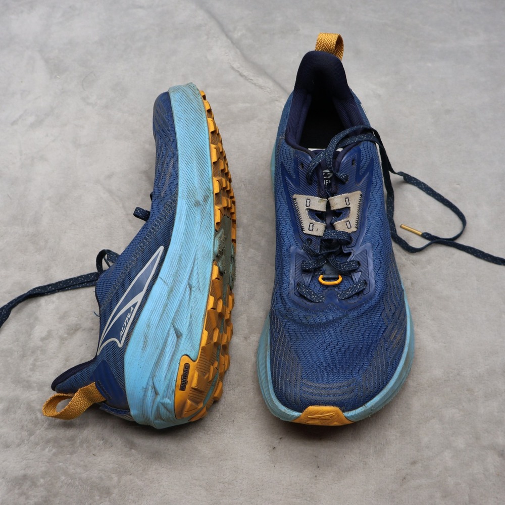Altra Men 11.5 Athletic Shoes‎ Blue Experience Wild MaxTrac Lightweight Running